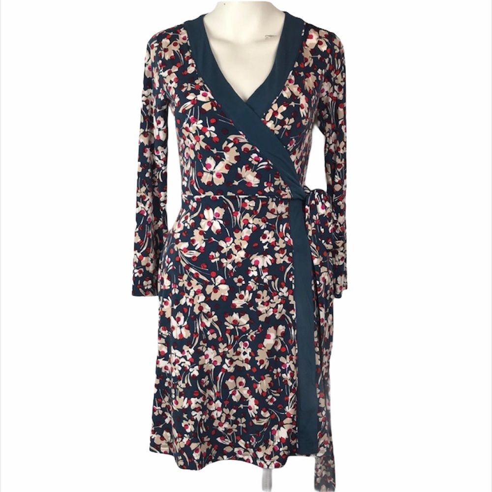 Banana Republic Floral Wrap Dress Size XSP